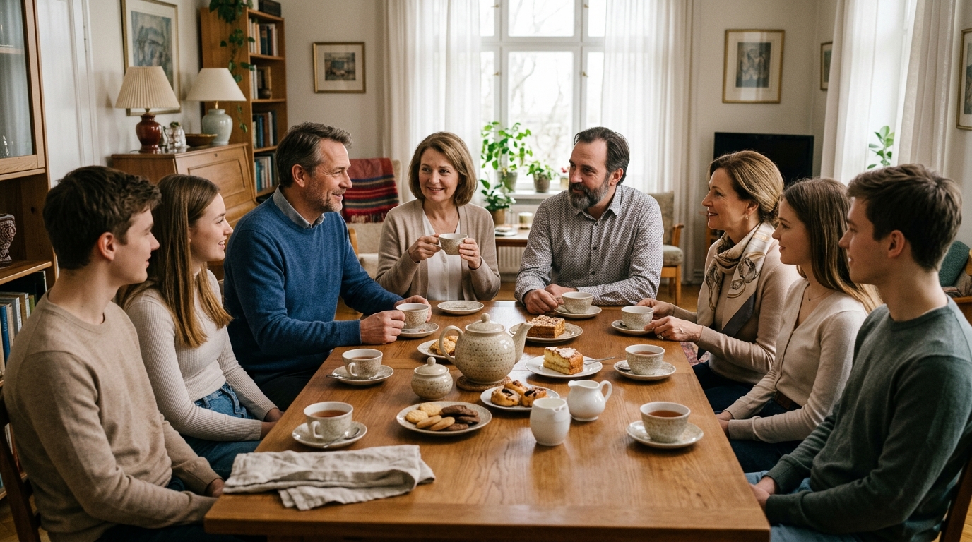 Quand deux familles parlent de mariage